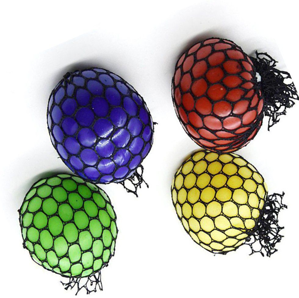 Grape Stress Relief Squeeze ball Hand wrist toy ball 4pcs Handball