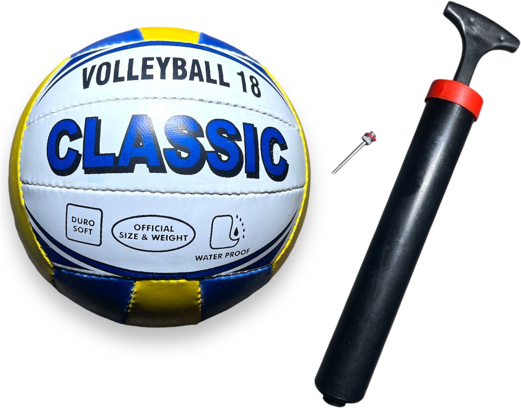 SUPER QUALITY LIGHT WEIGHT MACHINE STITCHED VOLLEYBALL WITH PUMP Volleyball - Size: 4-image-39