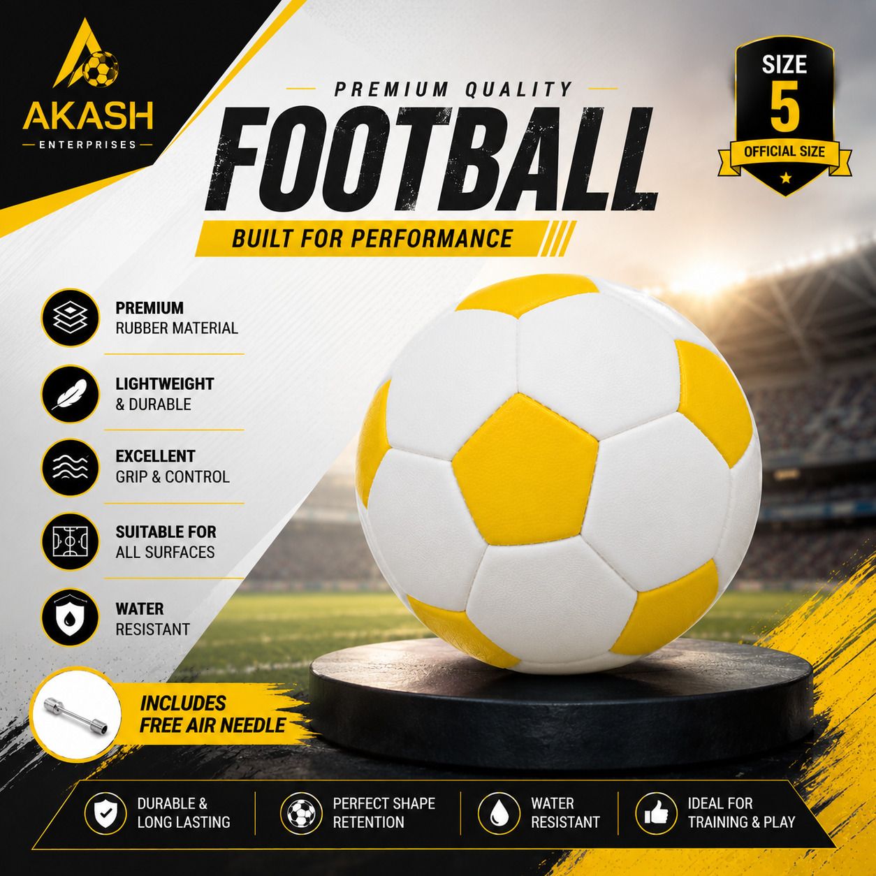 5_YELLOW_&_WHITE_10 Football - Size: 5-image-46