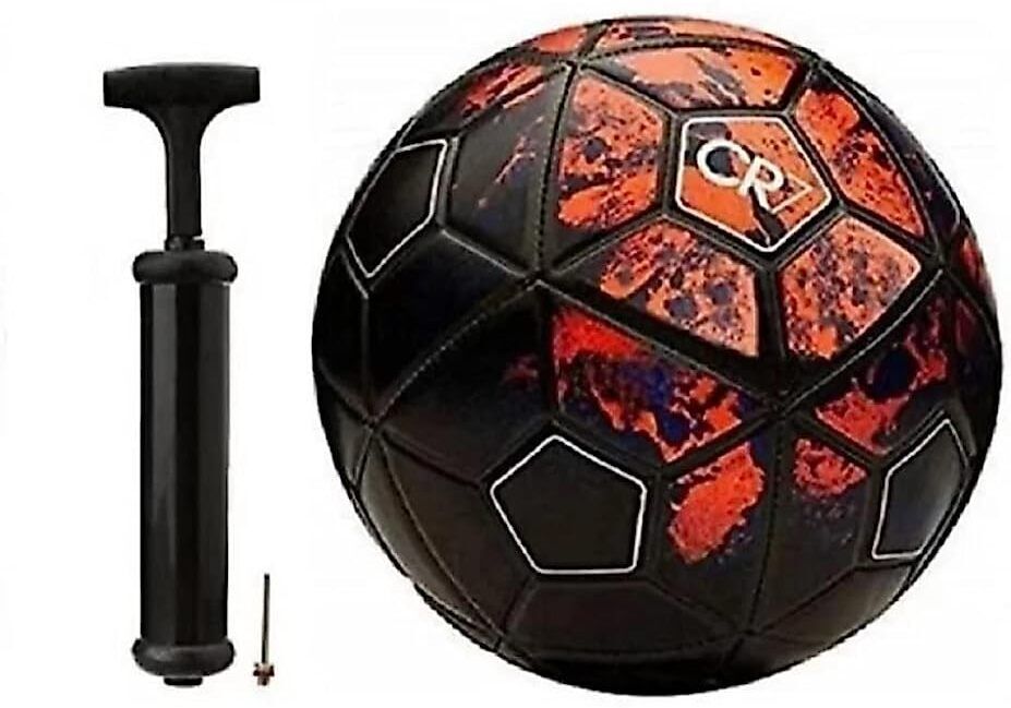 WS CR-7 FOOTBALL WITH PUMP AND NEEDLE Football - Size: 5-image-25