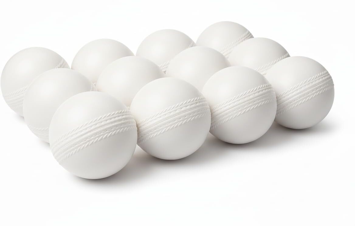 80gm Cricket Synthetic Ball White Cricket Synthetic Ball-image-46