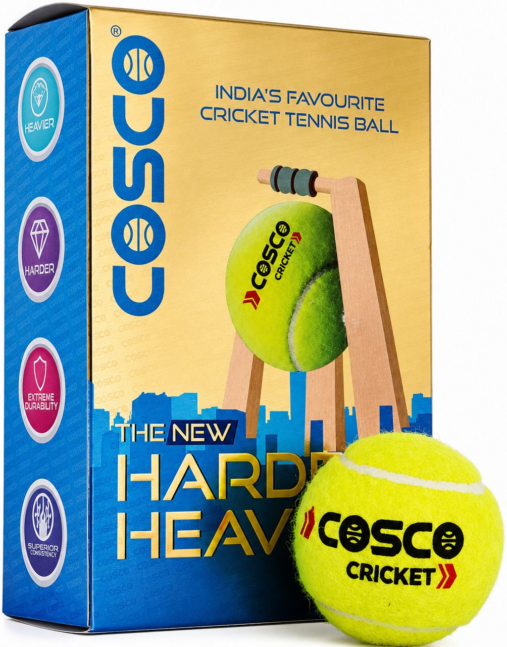 Light Weight 80 gm Cricket Tennis Ball-image-20