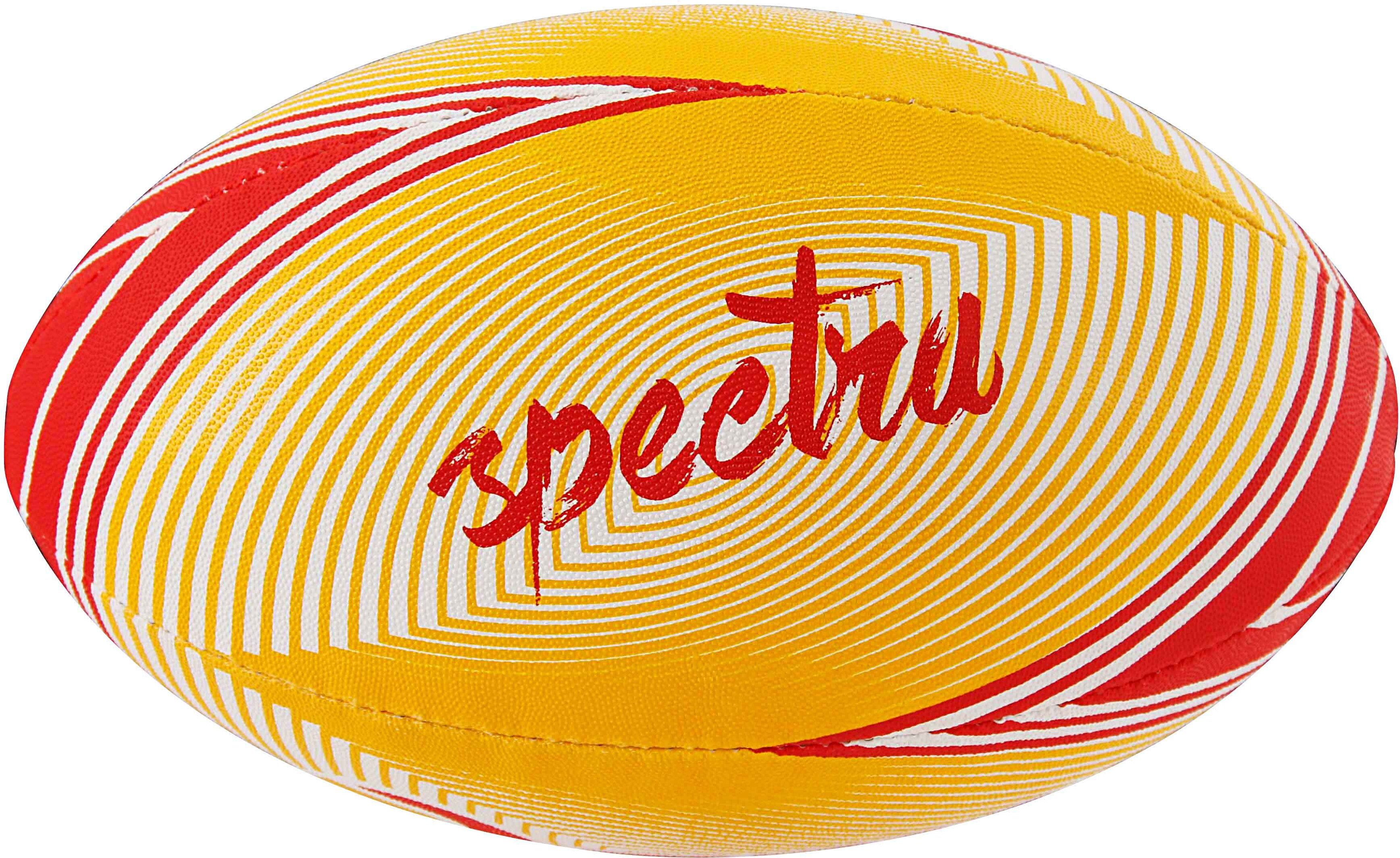 Spectra 2Ply Synthetic Rubber Rugby Ball Size 5 Rugby Ball - Size: 5-image-12