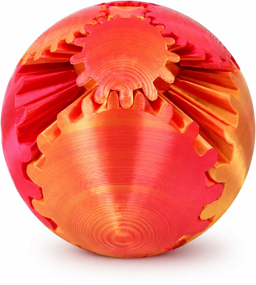 3D Rotating Gear Fidget Ball Anti Stress Sensory Focus Toy Hand Puzzle Squash Ball