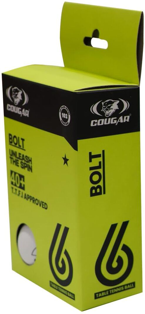 cougar Bolt 1-Star Premium ABS Plastic Table Tennis Ball – Set of 6 Table Tennis Ball-picture-42