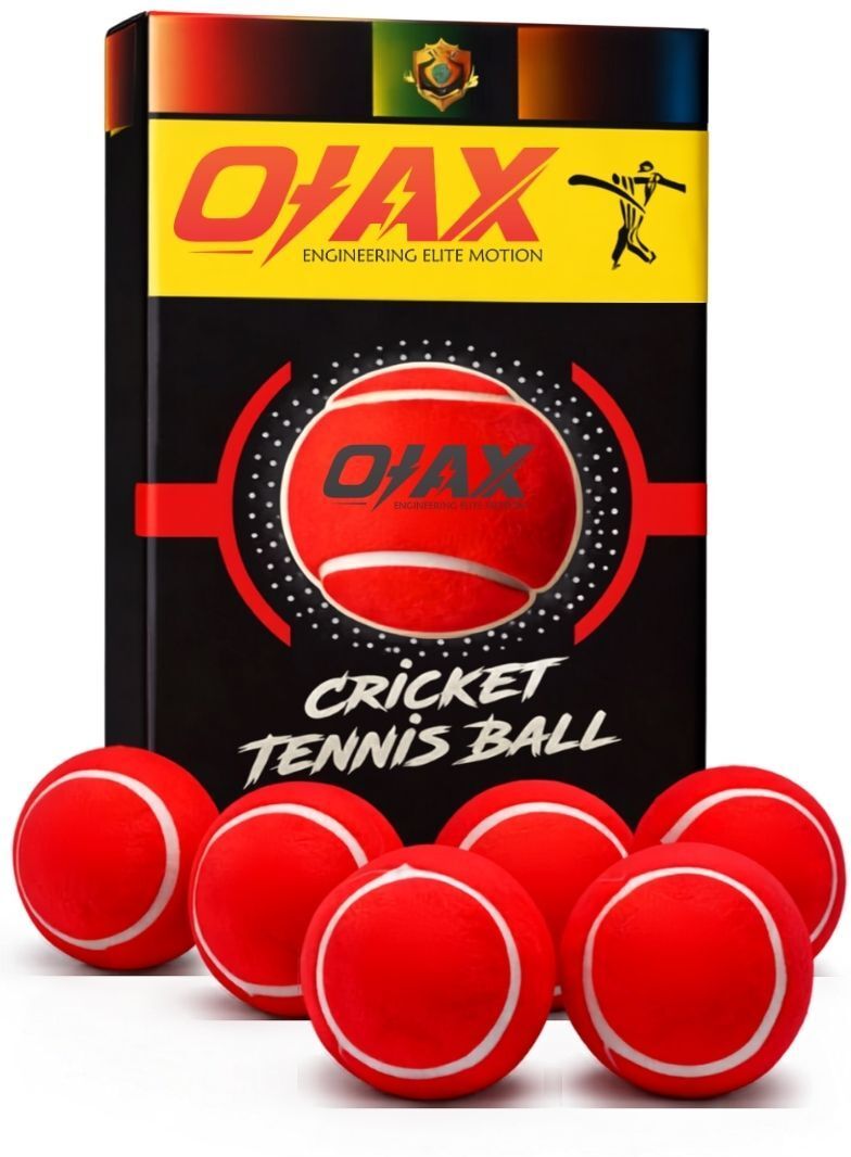 Premium Cricket Tennis Ball Pack of 6 Tennis Ball-image-19