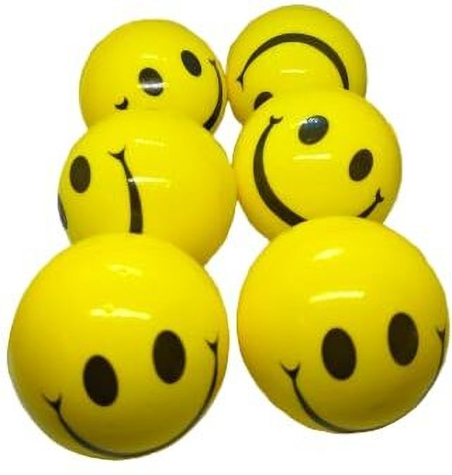 Smiley Face Squeeze Ball Yellow Ball Stress Reliver Funny Emoji Squash Ball