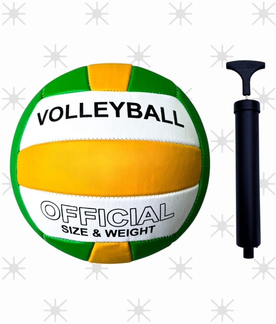 PVC volleyball premium quality with air pump Volleyball - Size: 5-image-41