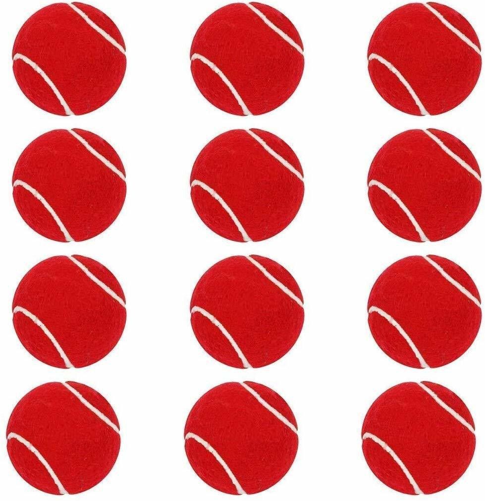 Red Cotton Ball Pack of 12 Tennis Ball-image-26