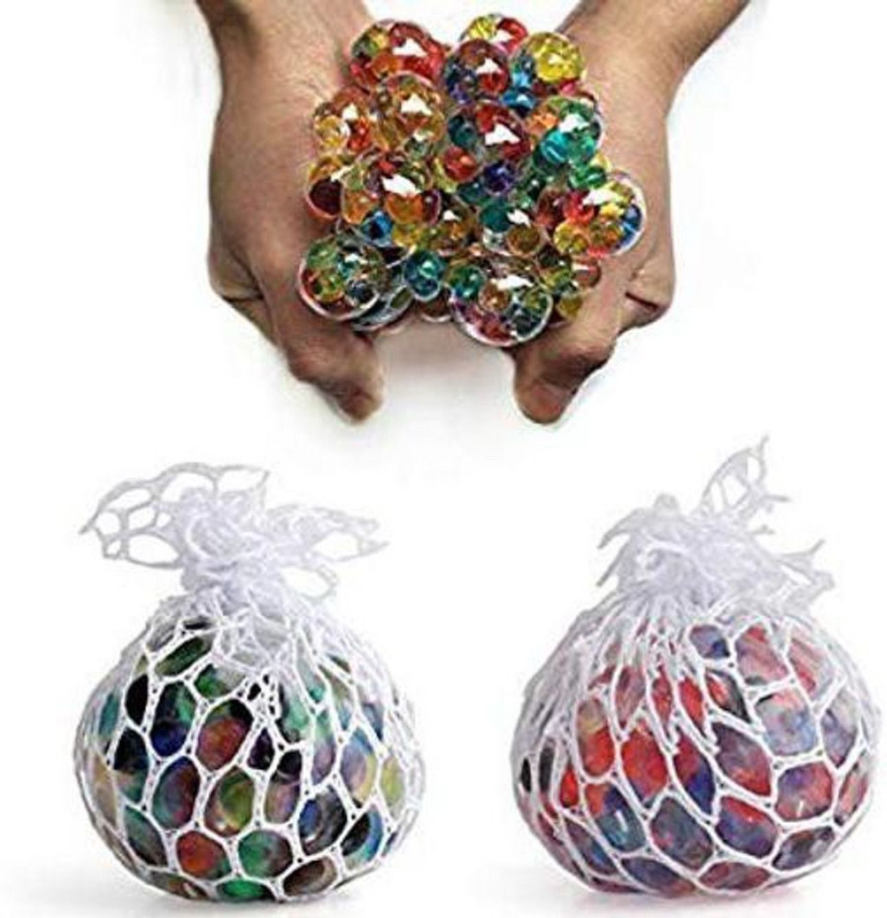 2 pc squishy Mesh Ball For Kids Handball