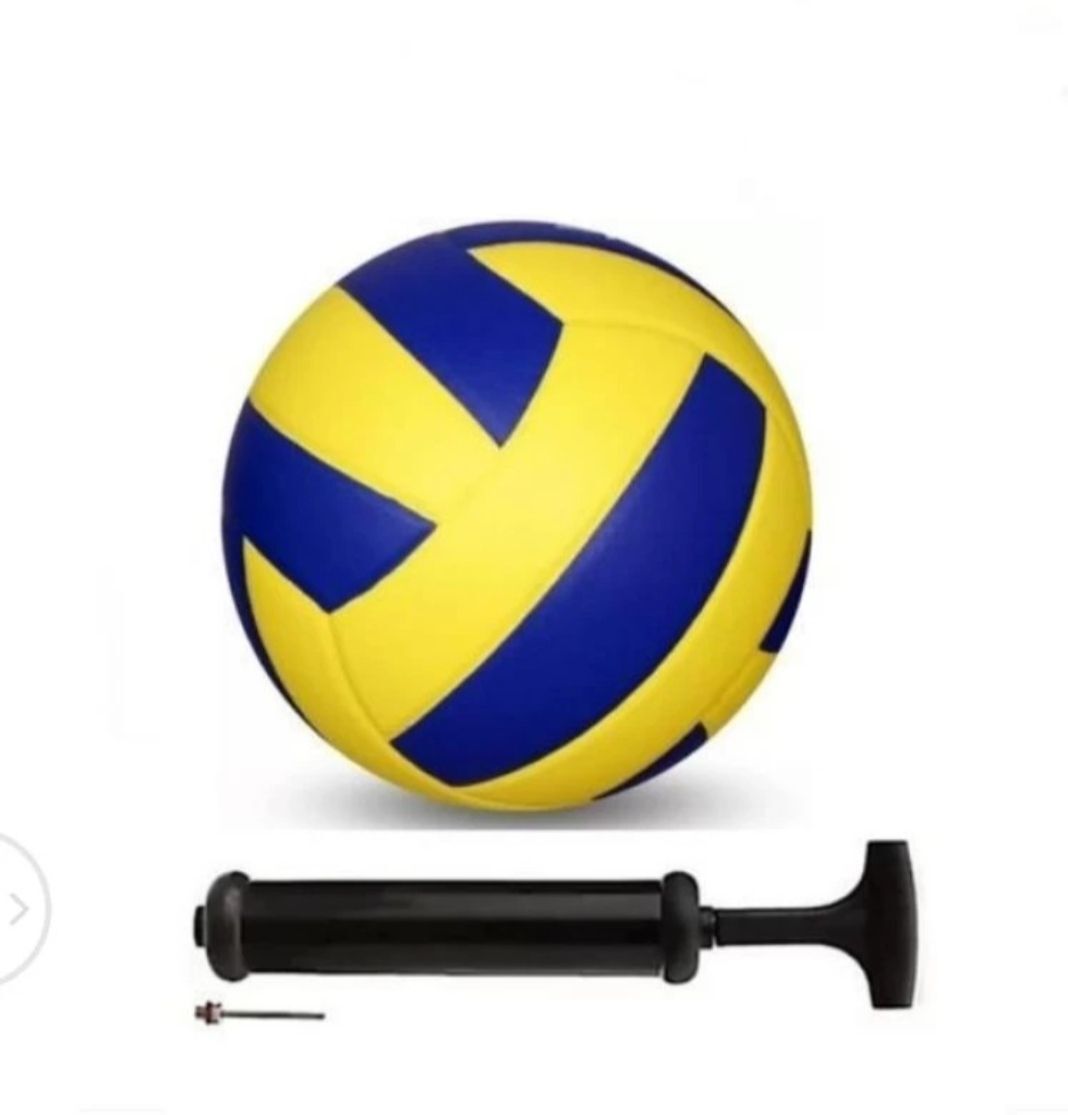 Traders synthetic leather colour volleyball size-5 with air pump ( pack of 1 ) Volleyball - Size: 5-image-9