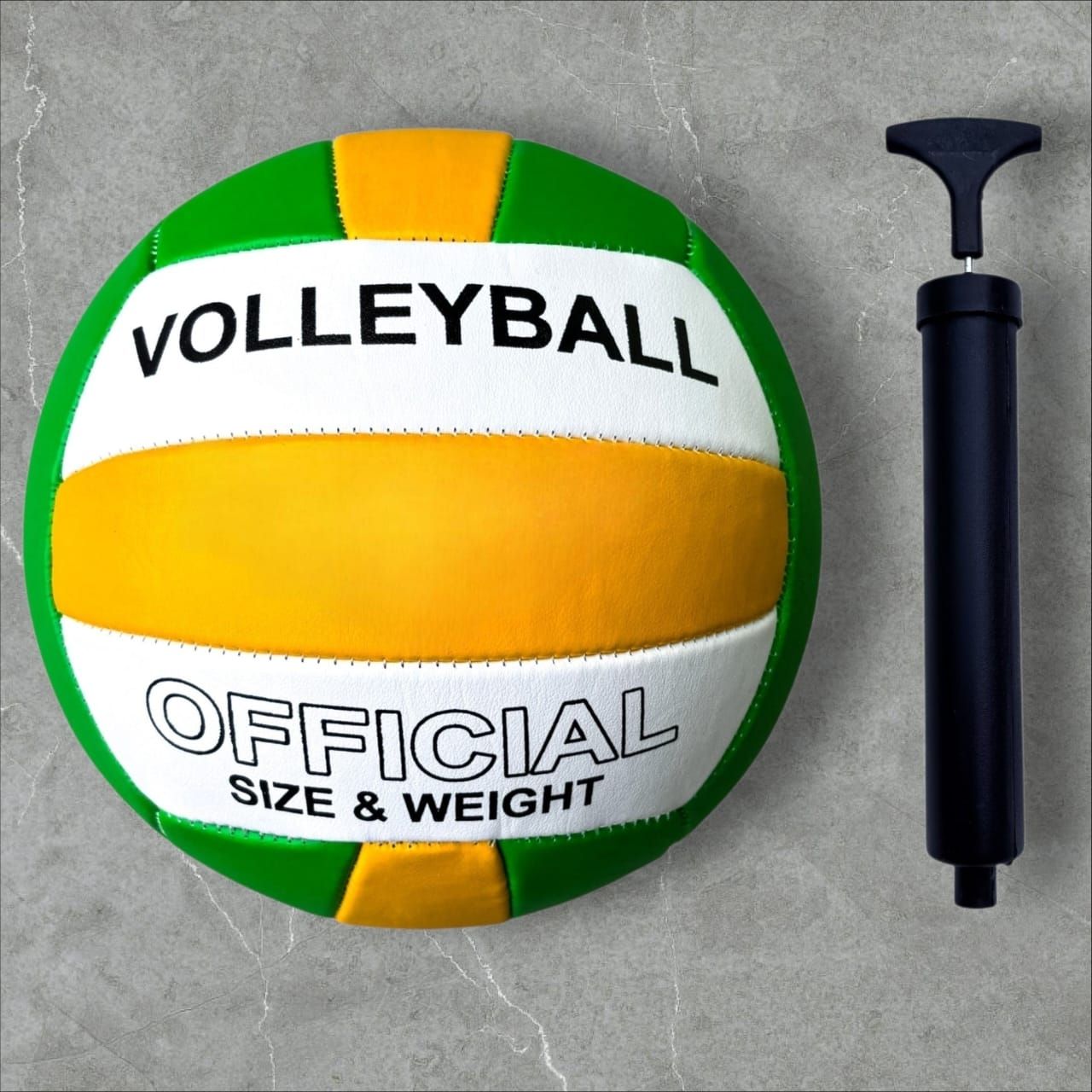 Pvc volleyball with air pump Volleyball - Size: 5-image-40