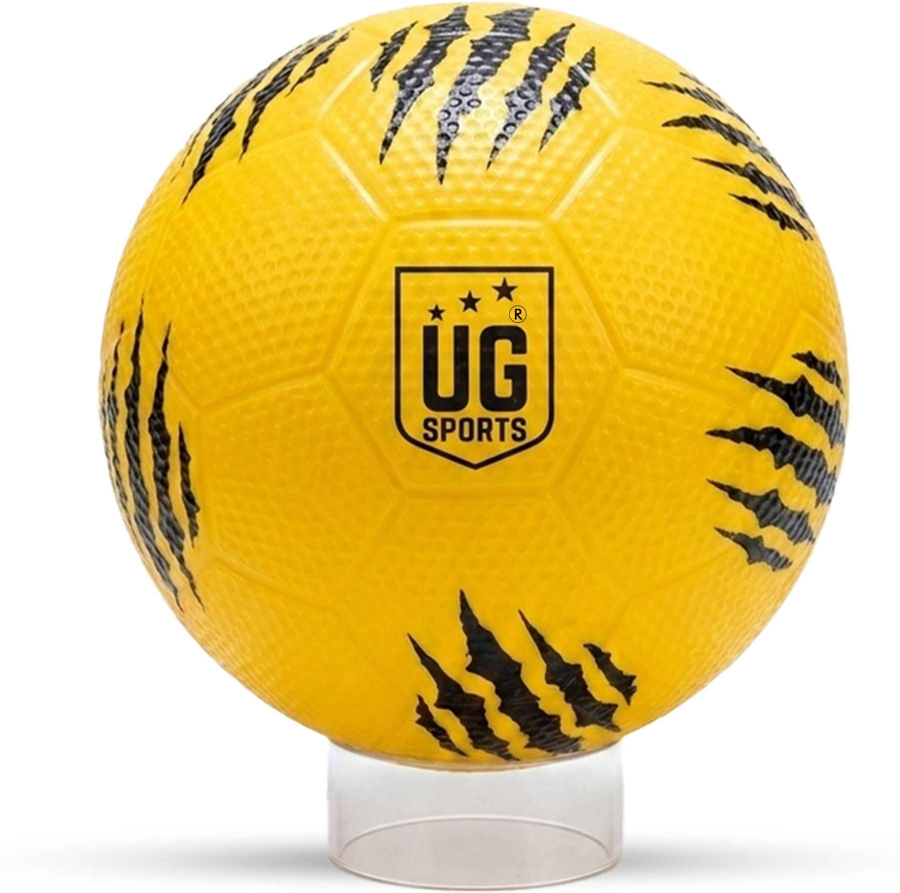 Rubber Football for Kids Size 1, Suitable Age -1 to 6 (Yellow) Football - Size: 1-image-0