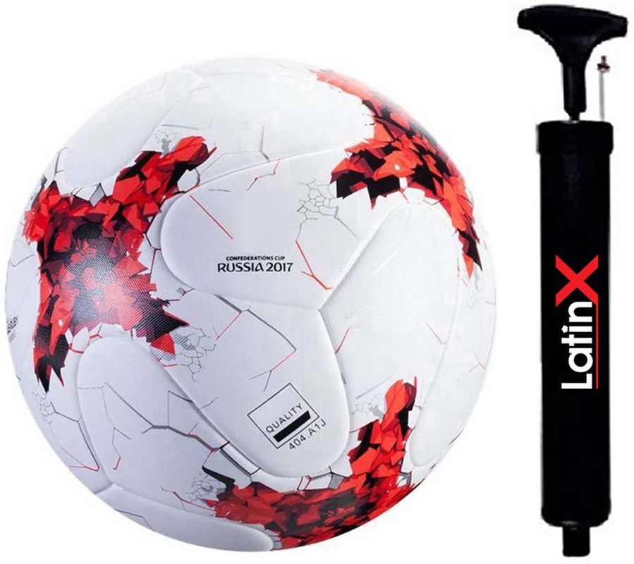 latinx CR7 RED WITH PUMP Football - Size: 5-picture-18