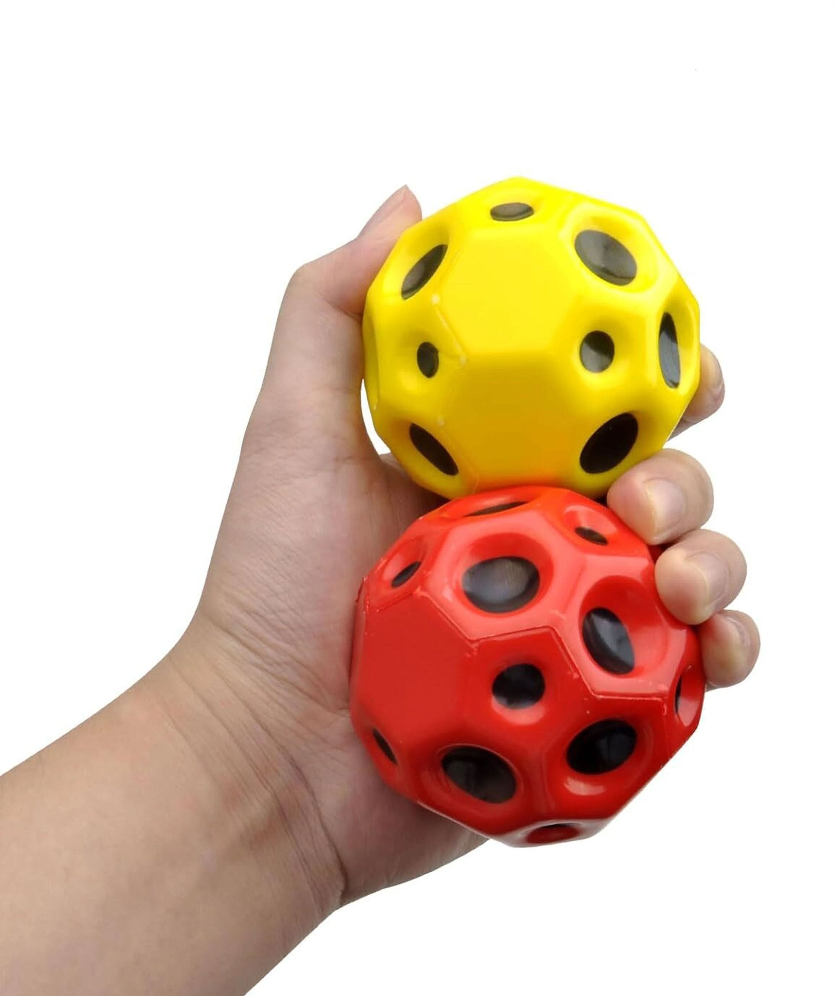 Bouncing Moon Ball For Kids With Soft Bounce 2pcs Toy Best Gift Boys And Girls Squash Ball-image-24