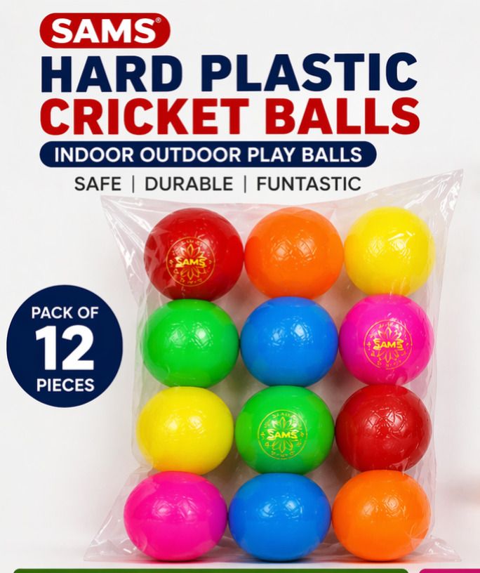 New Cricket Practice Ball Kids Hard Plastic Cricket Balls Lightweight For kids Pool Ball-image-18
