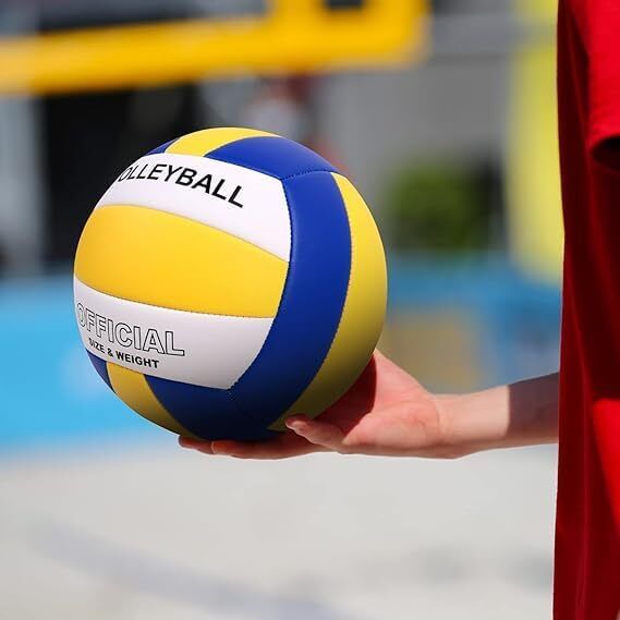 NS4 Official Size & Weight Soft Rubber Volleyball for Indoor & Outdoor Volleyball - Size: 4