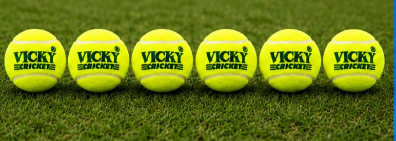 vicky vicky VICKY OG BALL YELLOW Cricket Tennis Ball-picture-15
