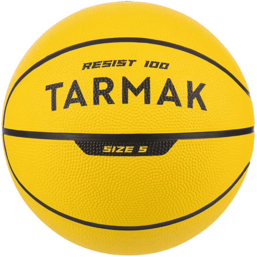 krissdil tarmak Basketball Ball Size 5 Indoor and Outdoor R100 Yellow Basketball - Size: 5-picture-46