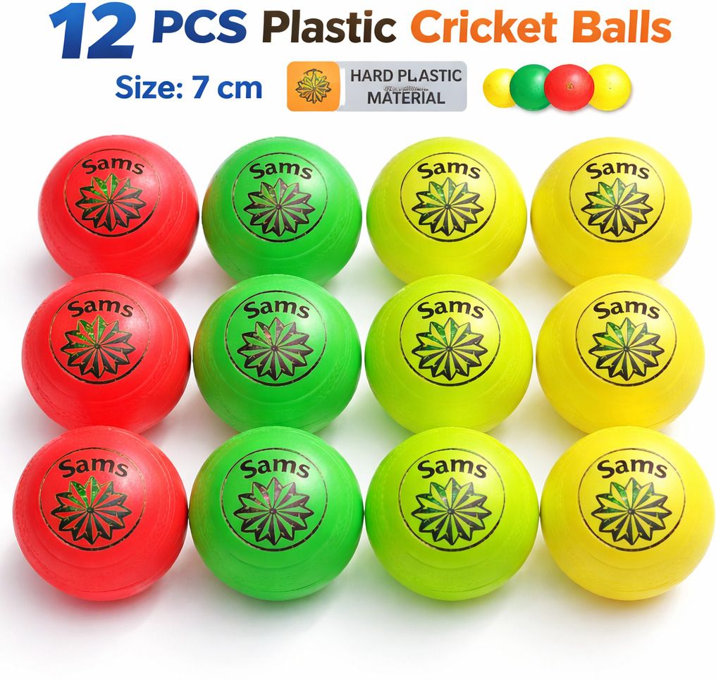 Cricket Practice Ball Kids Hard Plastic Cricket Balls Lightweight For Boys Pool Ball-image-4