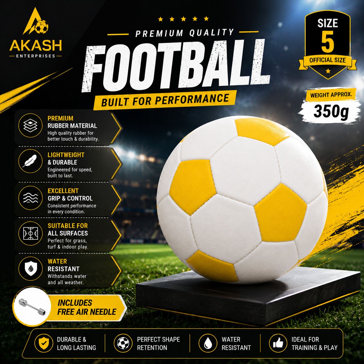 5_YELLOW_&_WHITE_14 Football - Size: 5-image-42