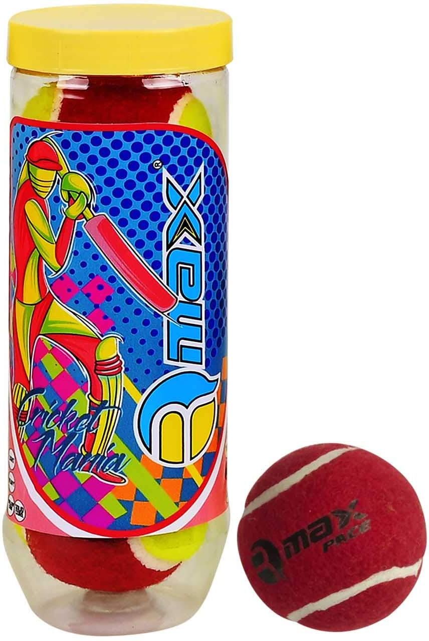 Tennis Cricket Ball Heavy Pace Solid Tennis Ball (Pack of 3, Multicolor) Tennis Ball-image-13