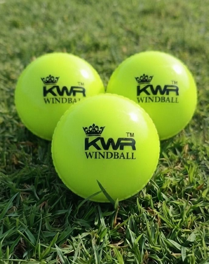 kwr MULTICOLOR WIND BALL 3 BALL PACK Cricket Synthetic Ball-picture-35