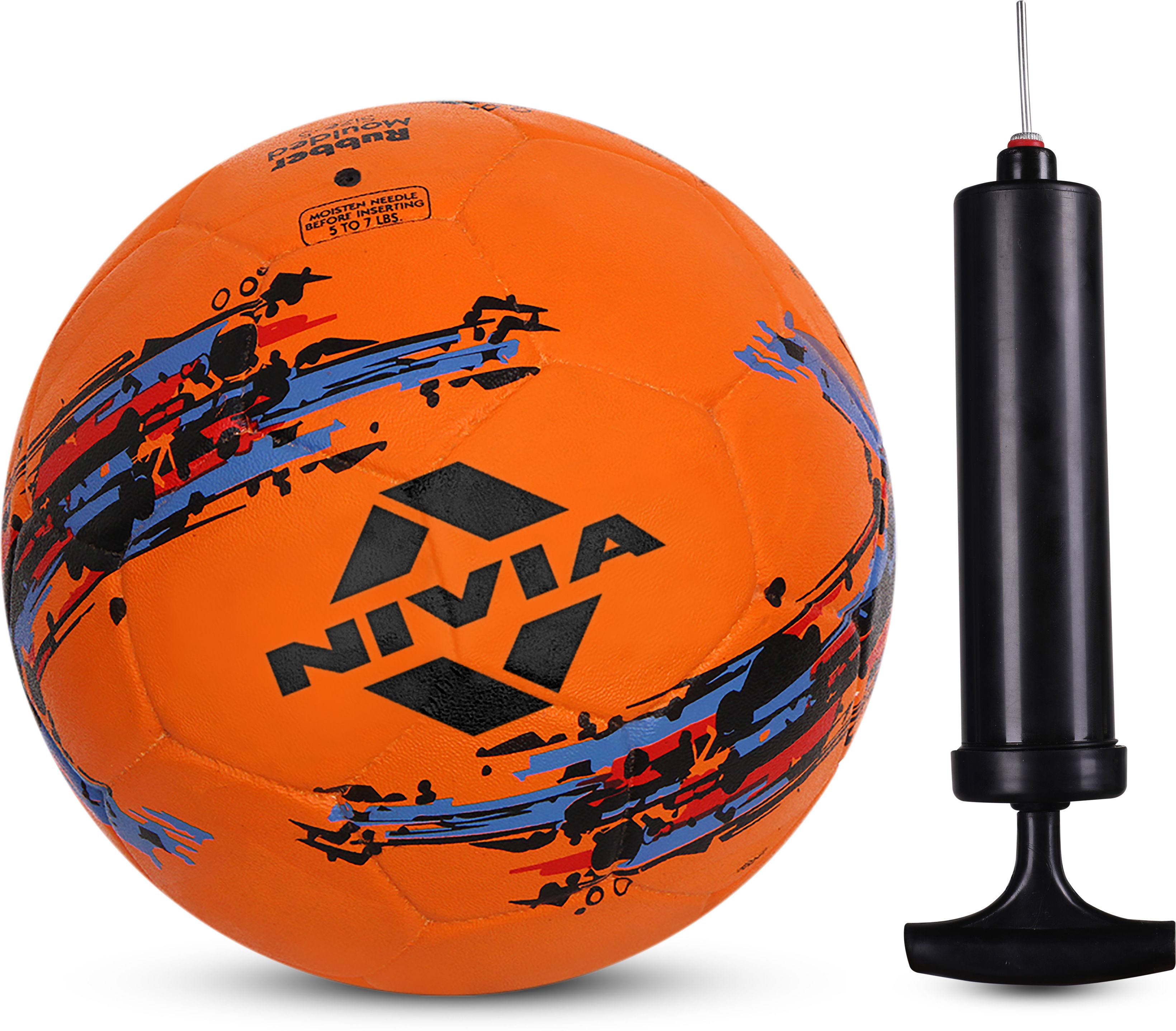 nivia Storm with Pump Football - Size: 5-picture-21