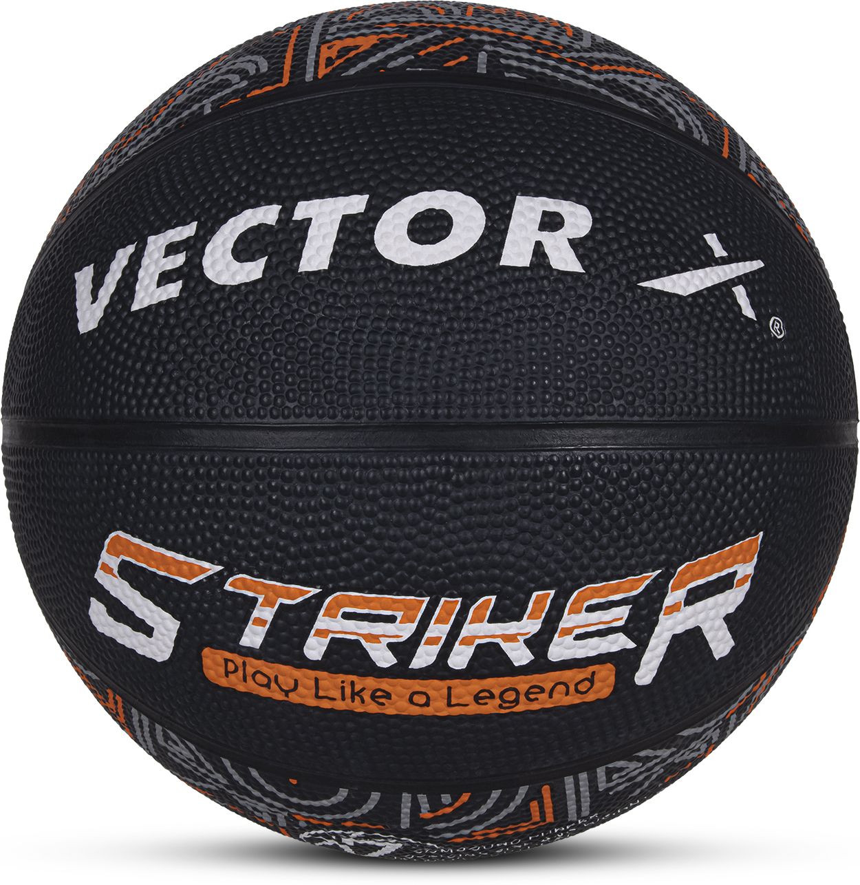 vector x Striker Rubber Moulded High Grain Textured Surface Ideal For Kids & Adults Basketball - Size: 7-picture-27