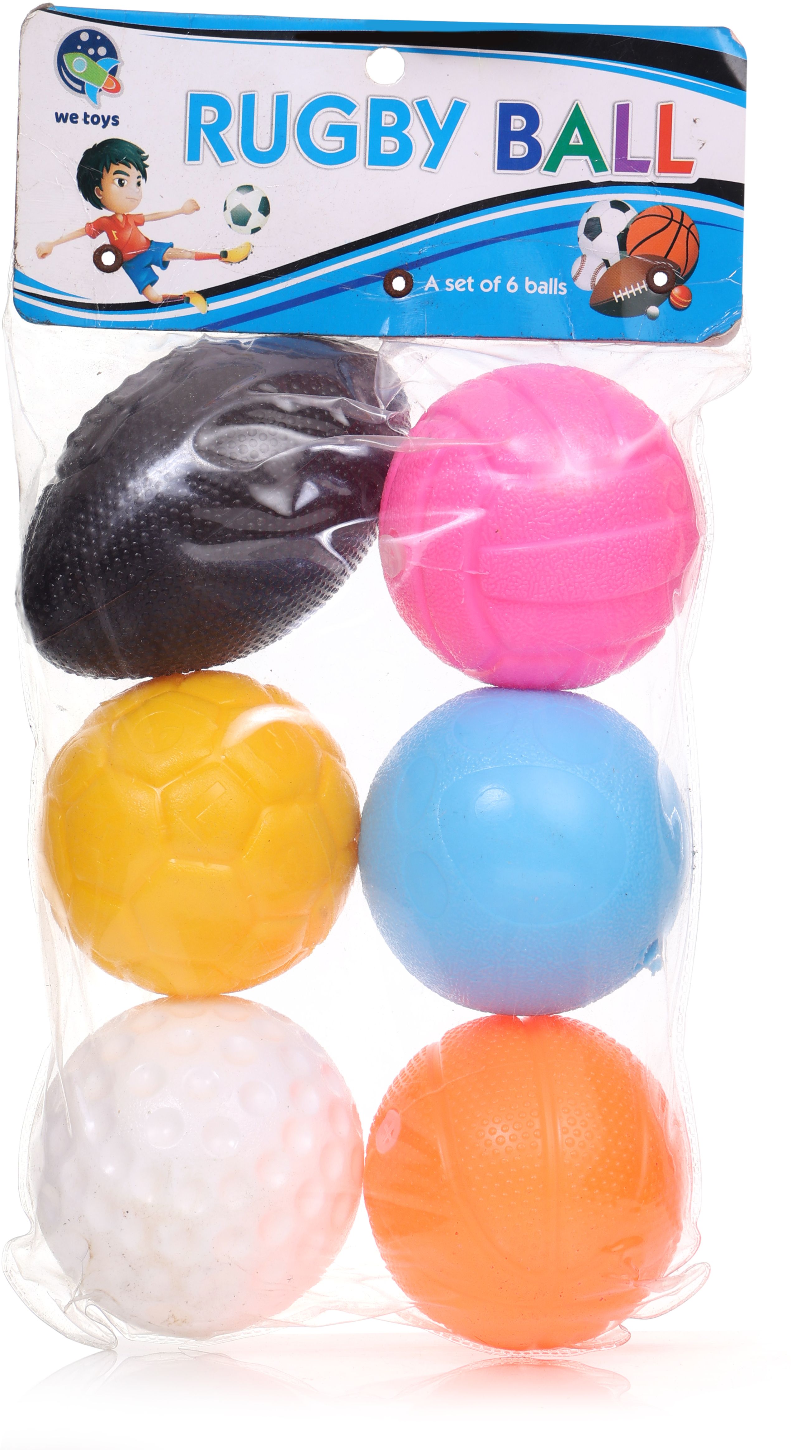 Plastic Soft Rugby Ball Chu Chu Sound Whistle Toys Squash Ball-image-16