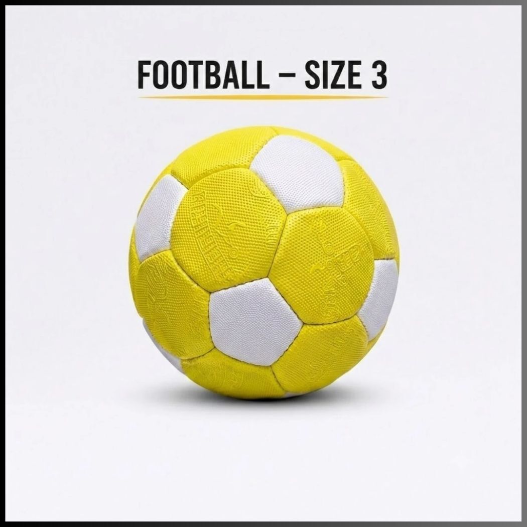 Size 3 Football for Kids | Heavy Duty Synthetic Training Football-07 Football - Size: 3-image-44