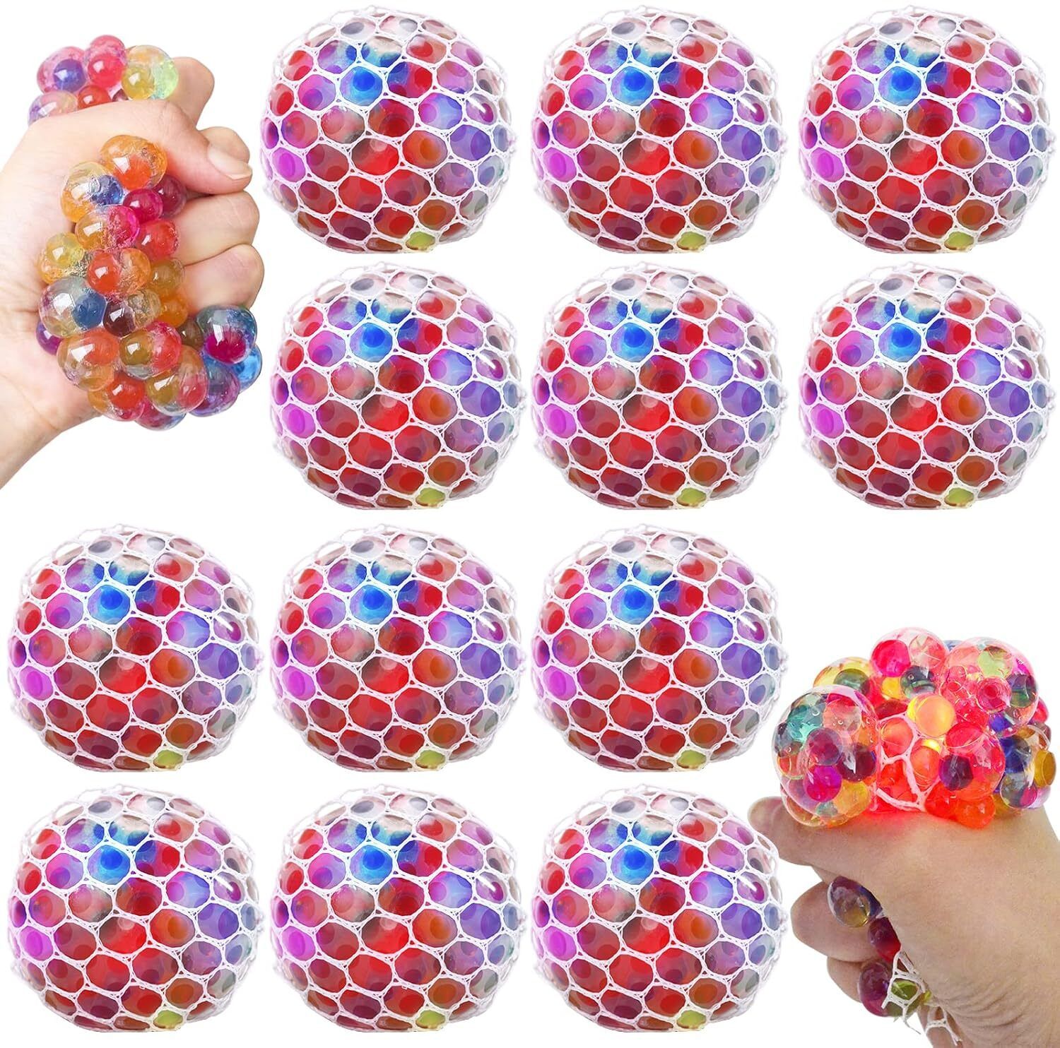 sanchi creation Kids Play Mesh & Squeeze Anti Stress Fun Balls Birthday Party Return Favor Gifts Squash Ball-picture-37
