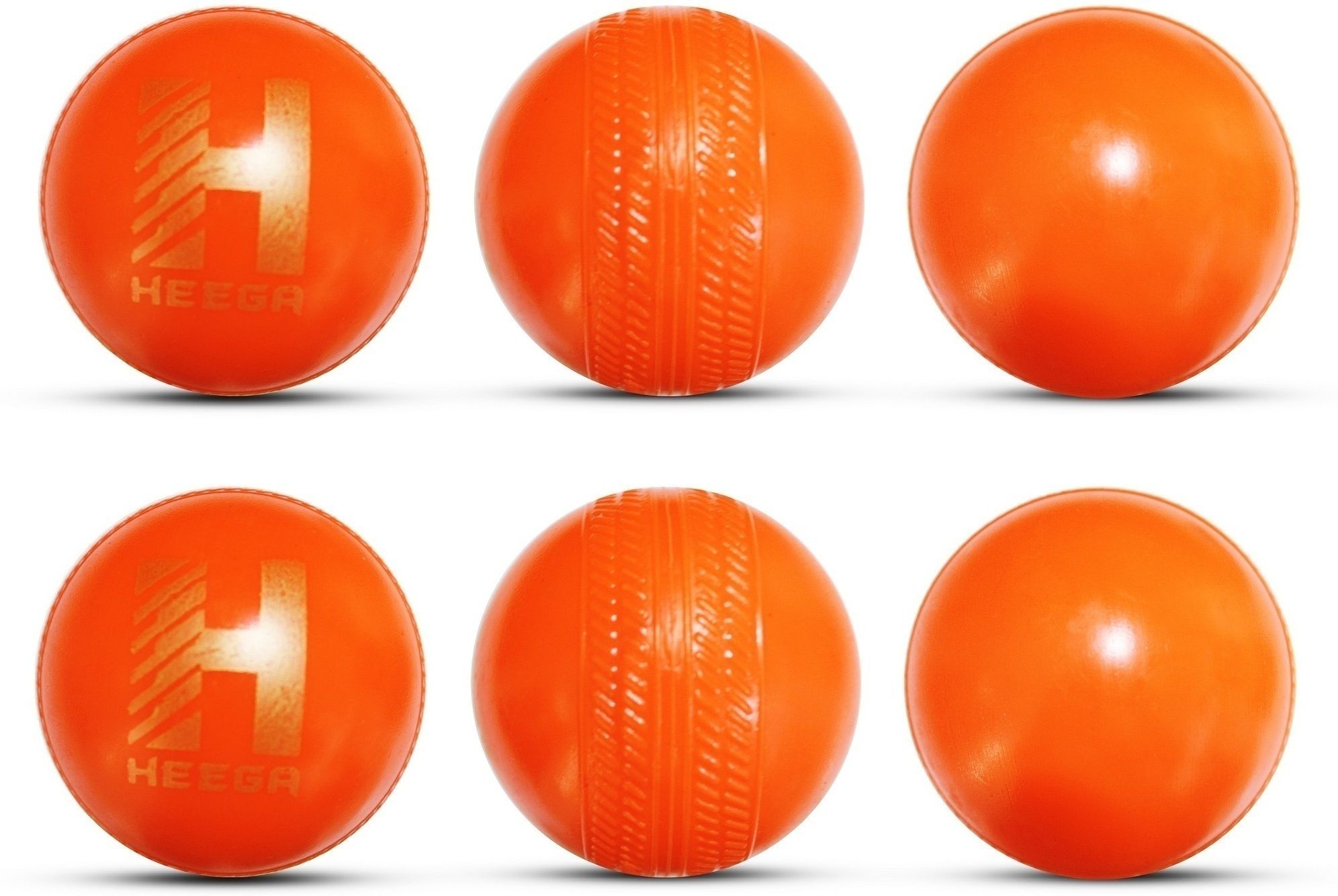 Orange Non Toxic Plastic Cricket Ball (80 Gm Per Ball) Netball - Size: 4