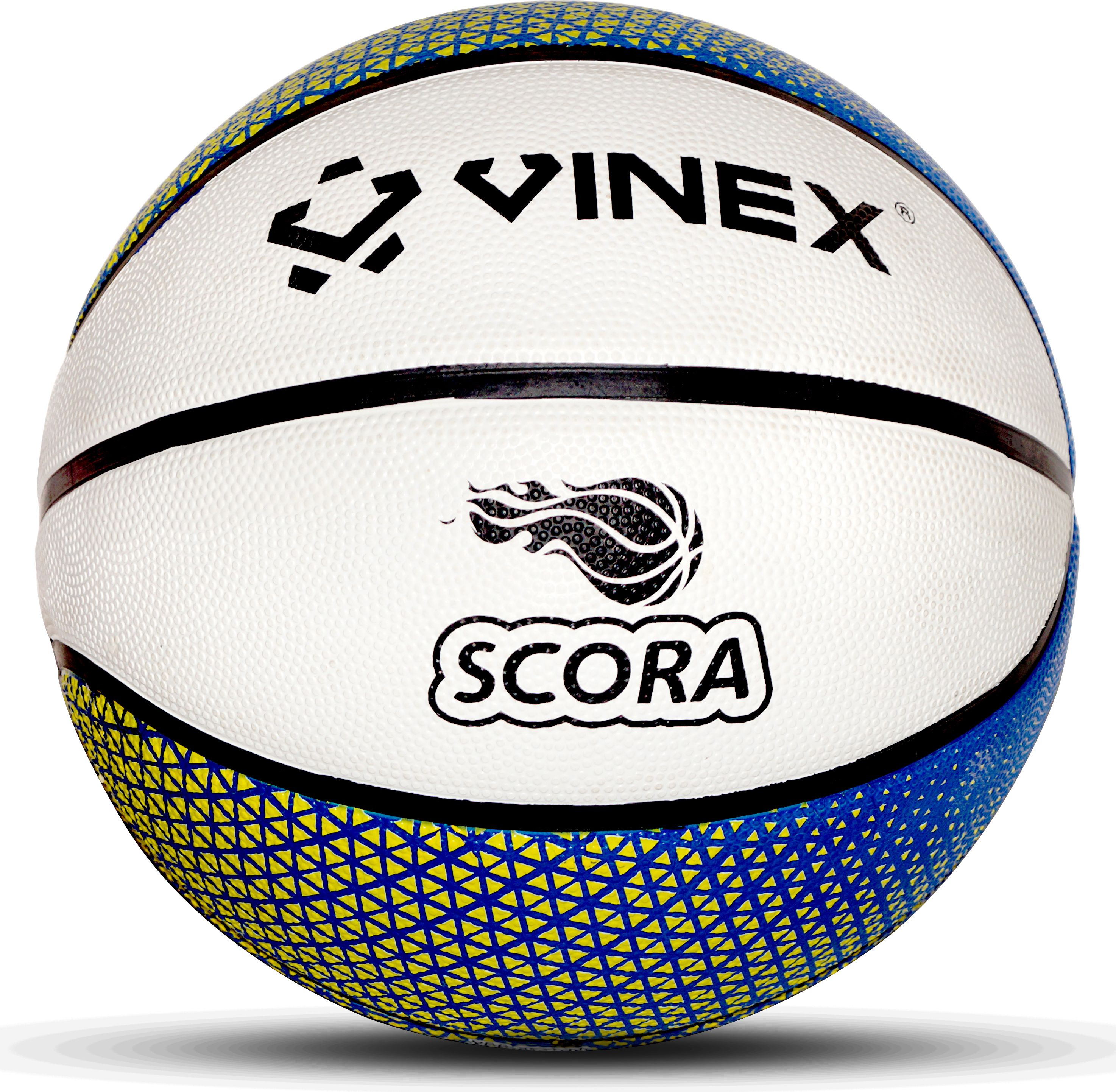 vinex Basketball SCORA – Durable Moulded Rubber Basketball for Training & Matches Basketball - Size: 6-picture-32