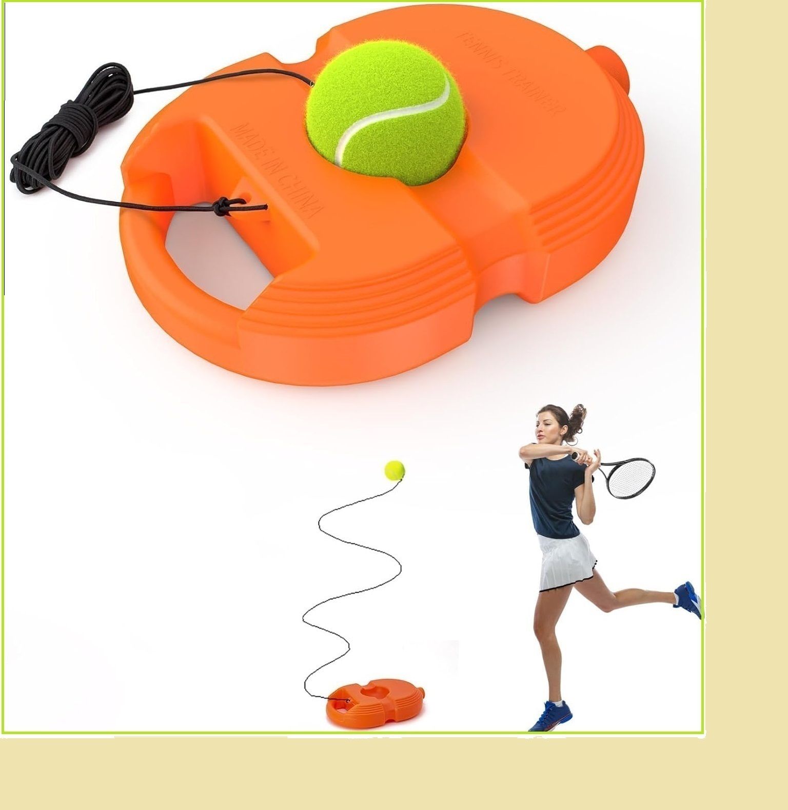 Tennis Training Equipment for Self-Pracitce,Portable Tool,Tennis Rebounder Kit55 Tennis Ball-image-29