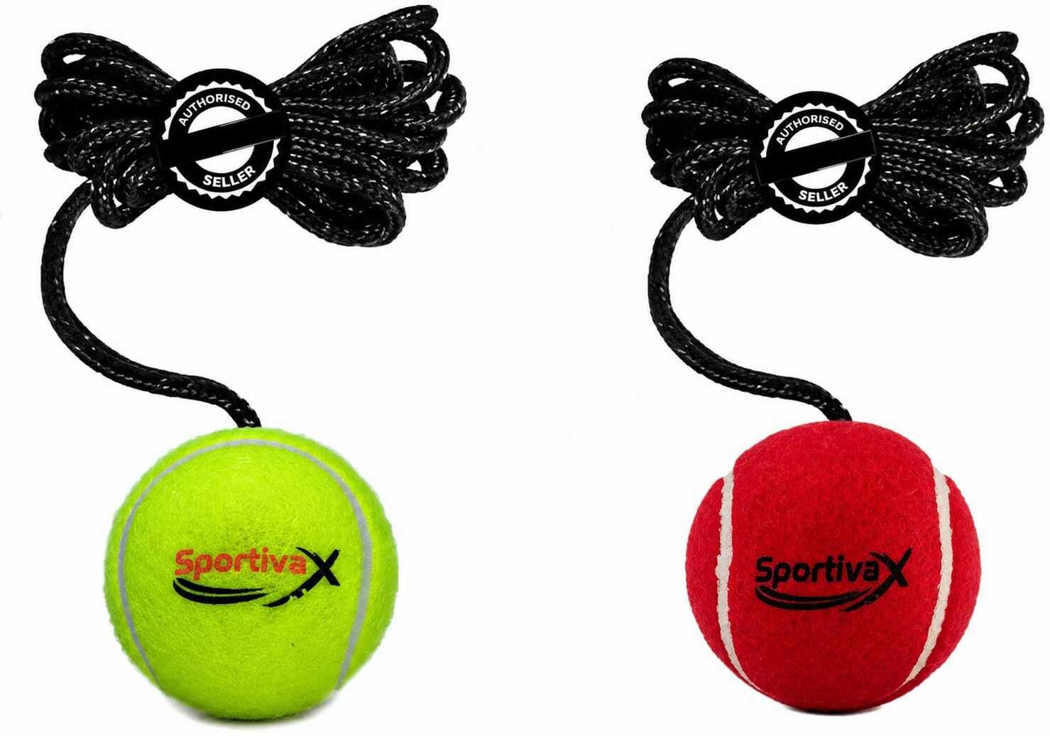 sportivax SPO Soft Medium Indoor/Outdoor Cricket Training Ball-picture-2