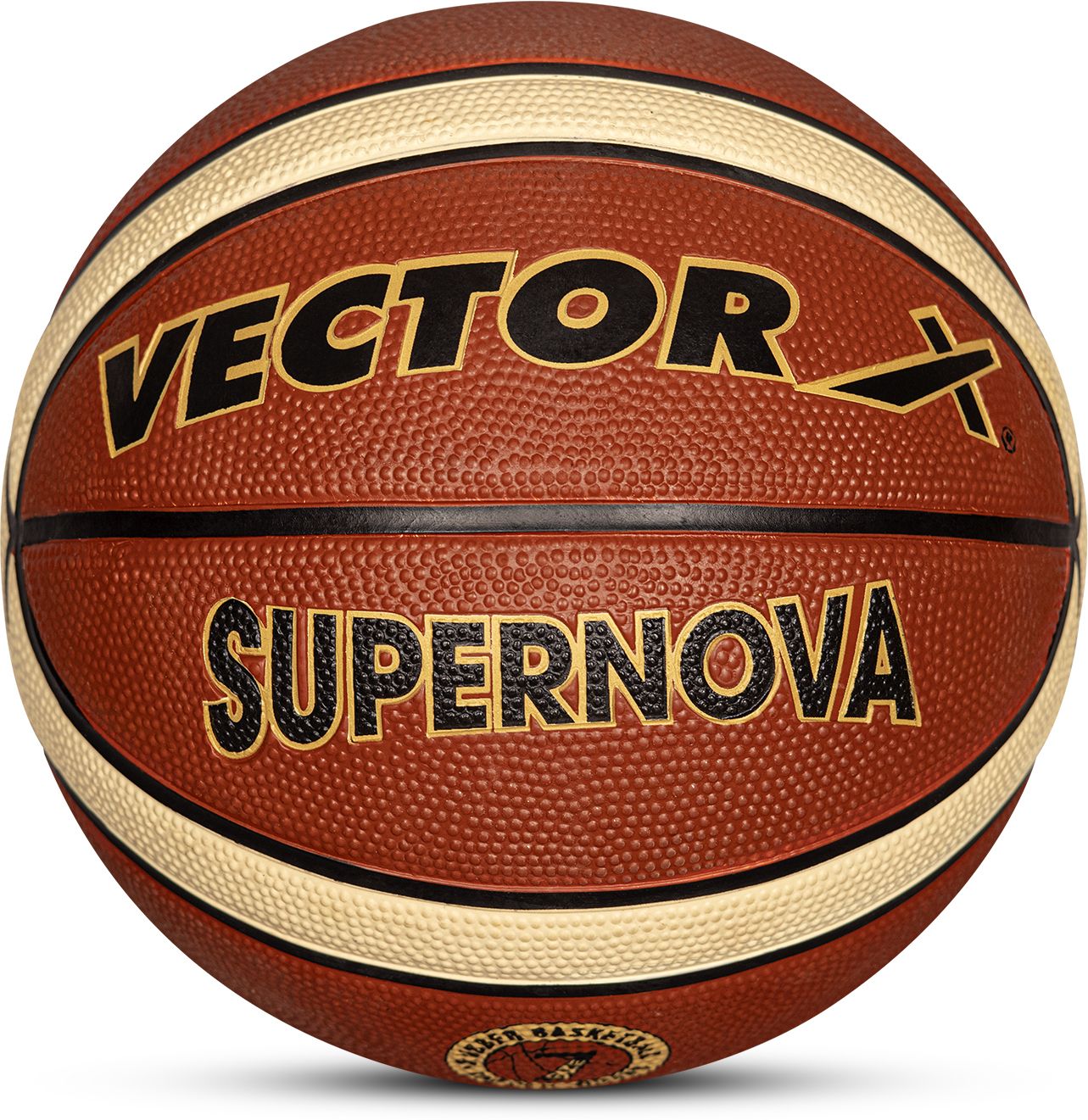 vector x SUPERNOVA 14 Panel Nylon Wounded Basketball - Size: 6-picture-38