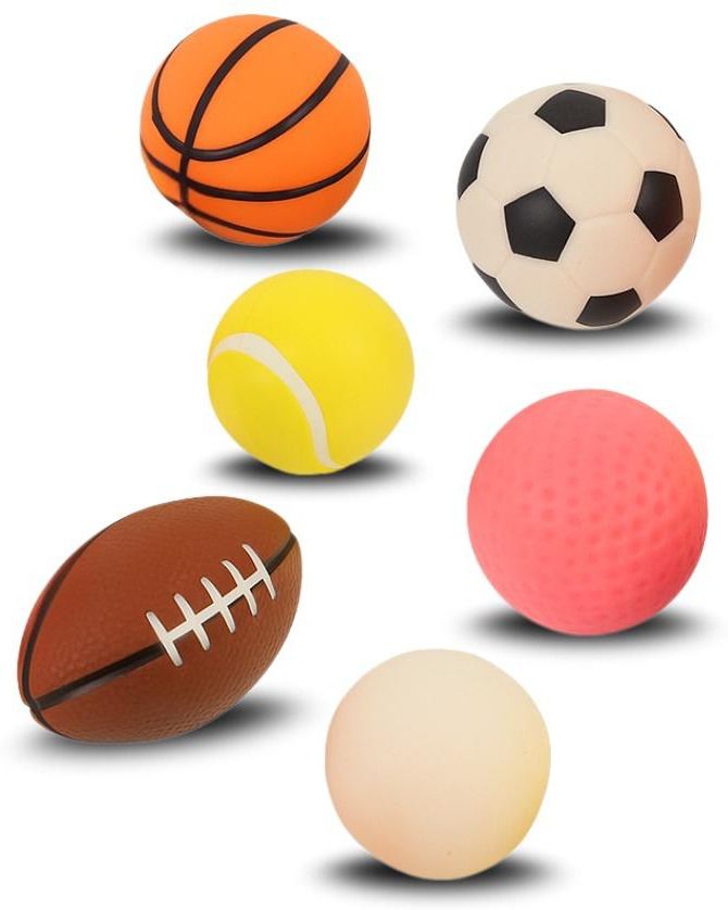 shinilifestyle 6 Pcs Soft Chu Chu Ball Toys | Cute Squeeze Toys for Baby Bath & Playtime Squash Ball-picture-12