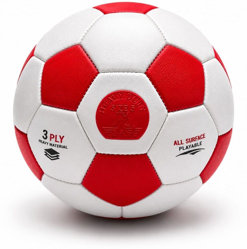 Size 5 Football for Adults | Heavy Duty 3 Ply Training & Match Ball Football - Size: 5-image-25