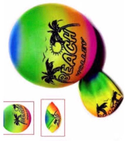 Rubber Moulded Beach Ball / Multicolor Beach Ball ,1 Ball ,AZX150 Pool Ball