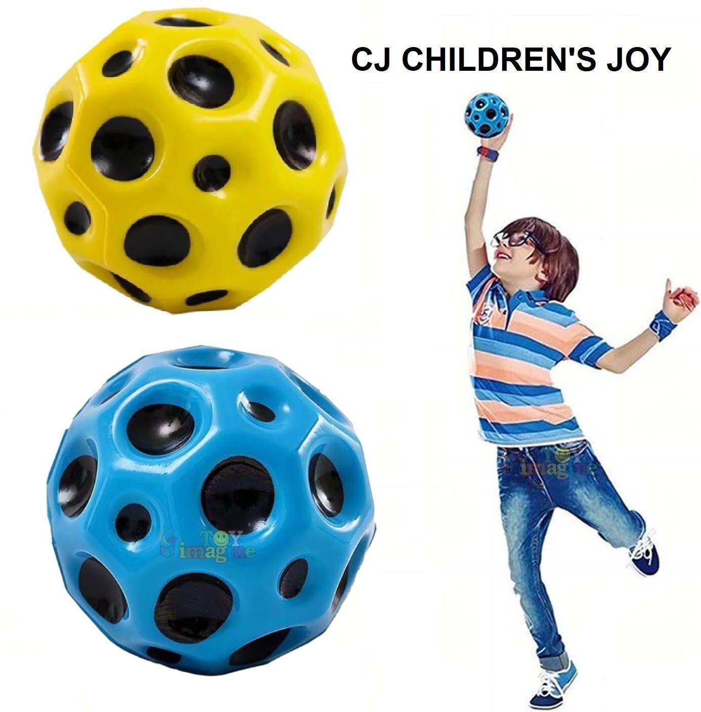 Toy Imagine Moon Ball for Kids – Soft Bouncing, Jumping & Bounce Ball Toys Squash Ball