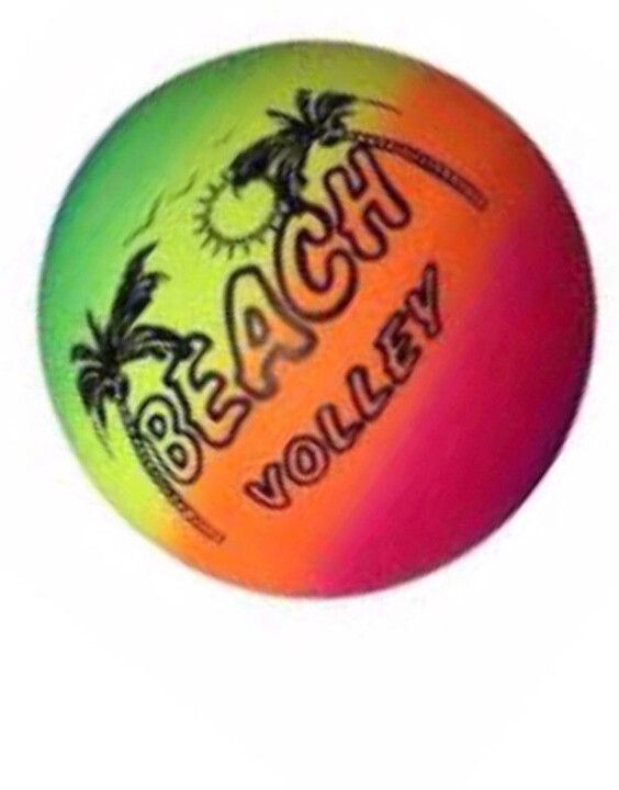 Beach Ball Rubber Moulded Ball , Multicolor , 1 Ball pack , ut98 Pool Ball