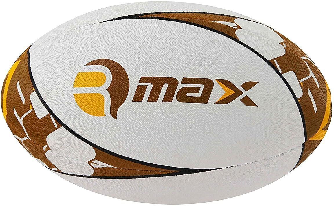 Sports Legend 4Ply Synthetic Rubber Top Grade Rugby Ball - Size: 5-image-46