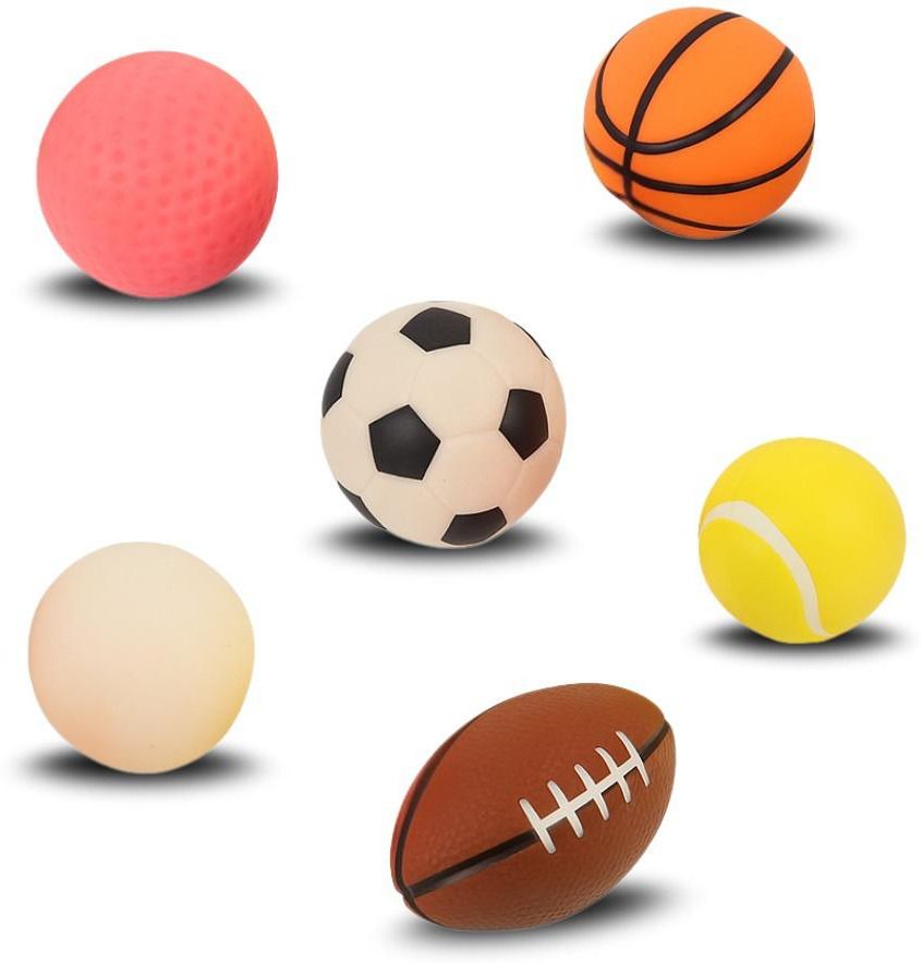 6 Pcs Chu Chu Squeeze Balls | Fun Bath Toys for Kids & Infants Squash Ball-image-16