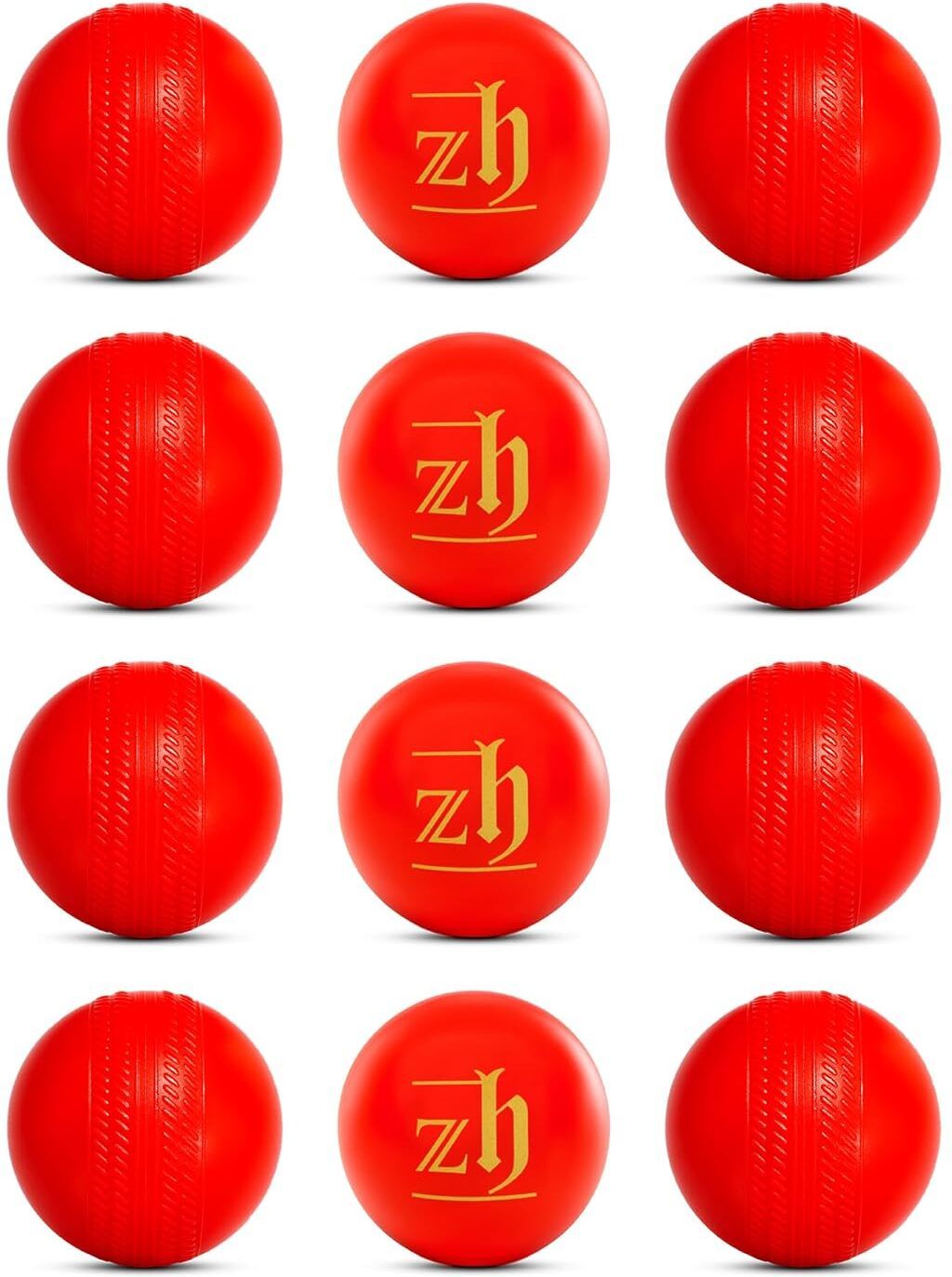 zh Plastic Ball Red Non Toxic (Pack of 12 | 100gm Per Ball) Handball-picture-45
