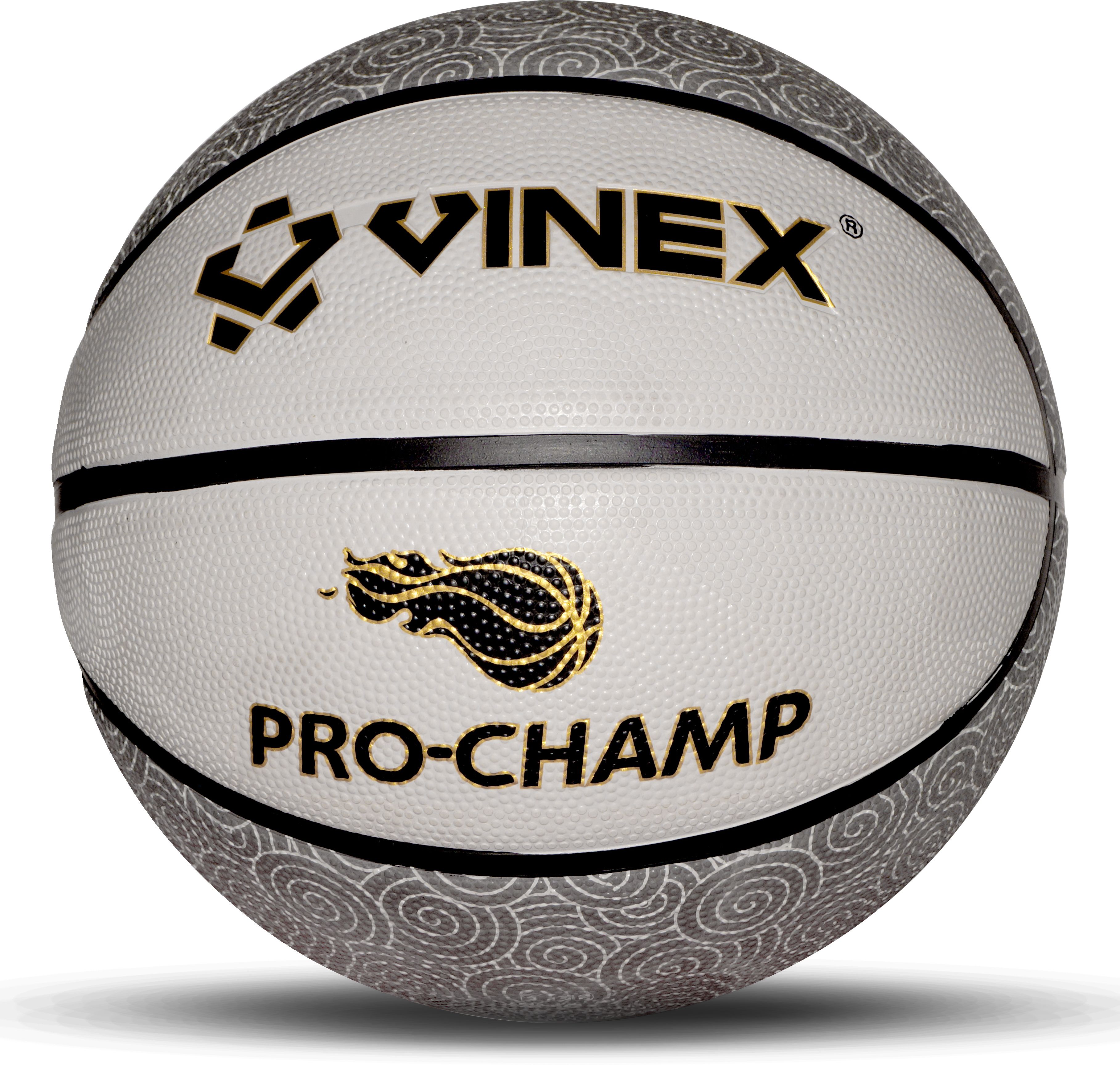vinex PRO-CHAMP Basketball – FIBA Standard, Molded Rubber Ball with Butyl Bladder Basketball - Size: 6-picture-24