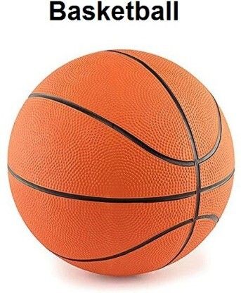 bum lehri Basketball for Kids Playing basketball Rubber Sports Basket Size 5 Basketball - Size: 5-picture-14