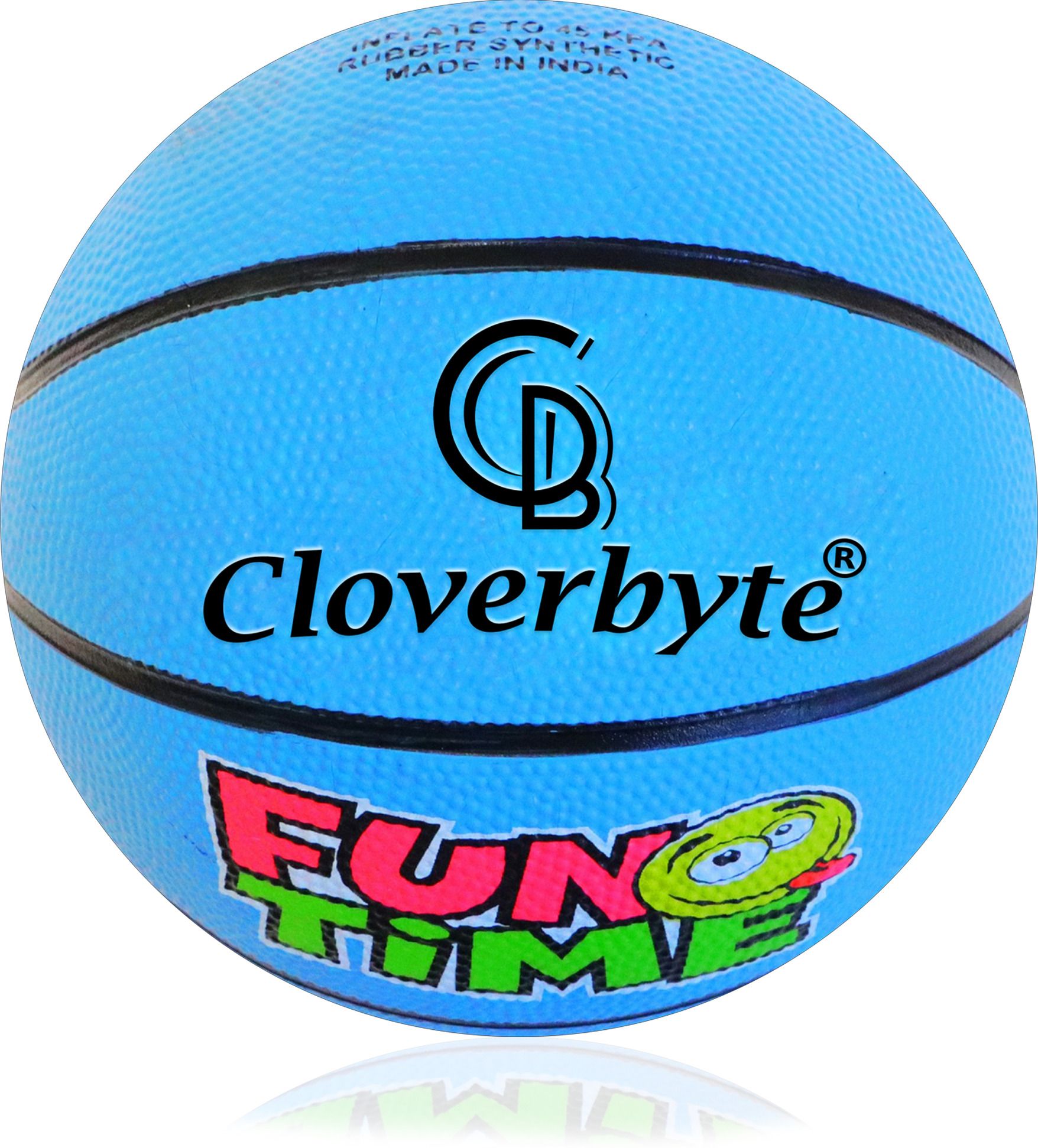 cloverbyte FUNTIME Junior Size 3 Blue Basketball For Kids PlayZone Basketball - Size: 3-picture-30