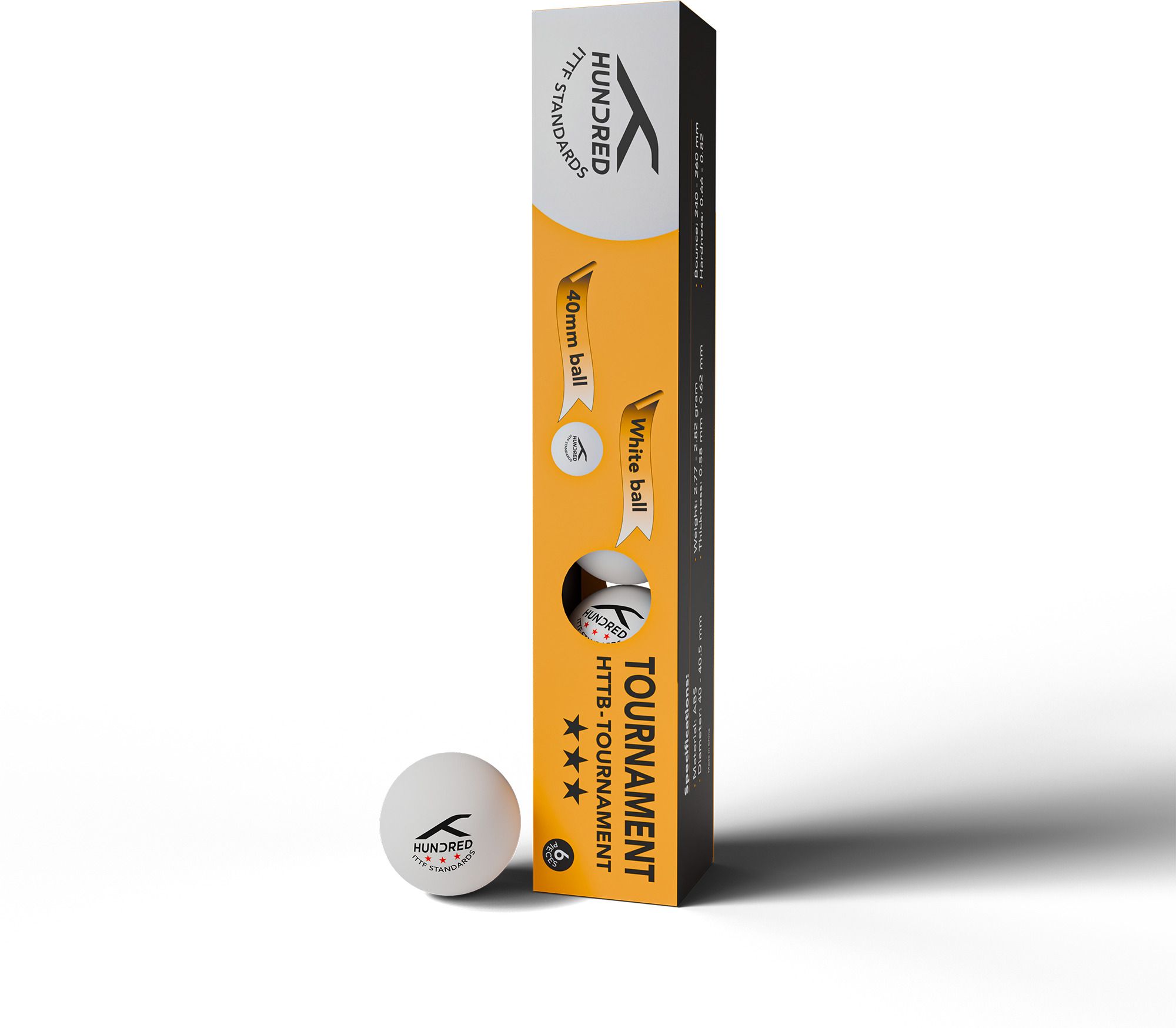 Tournament 3-Star Ball ( 6 in 1 ) Table Tennis Ball-image-18