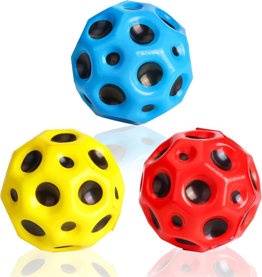 childgossip Pack of 3 Moon Ball Bouncy Anti Stress Ball, Moon Ball Kids Toys Squash Ball-picture-14